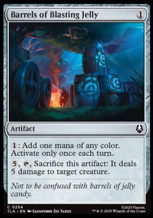 (254) Magic The Gathering Magic: The Gathering | Avatar: The Last Airbender Single: Barrels of Blasting Jelly  Common