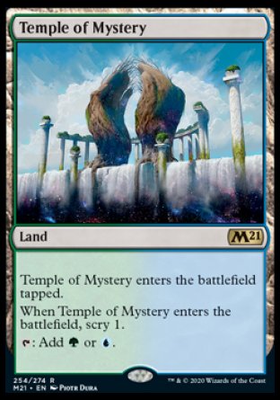 (254) Magic The Gathering Core 2021 Single: Temple of Mystery  Rare