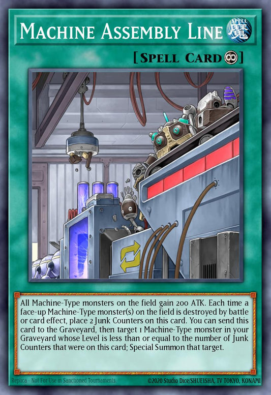 (057) YuGiOh TCG ABPF: Absolute Powerforce Single: Machine Assembly Line  Common