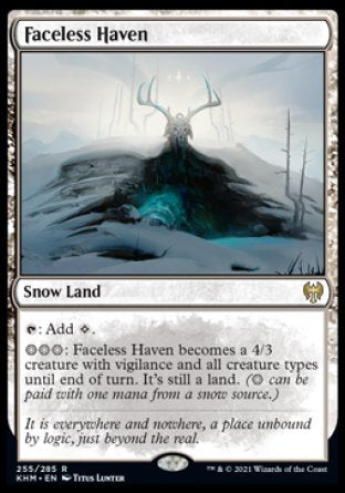 (255) Magic The Gathering Kaldheim: Promos Single: Faceless Haven (V.2)  Rare