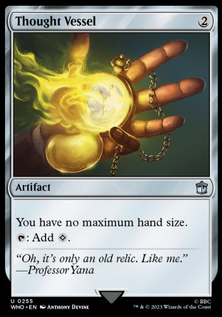 (255) Magic The Gathering Universes Beyond: Doctor Who Single: Thought Vessel Holo Uncommon