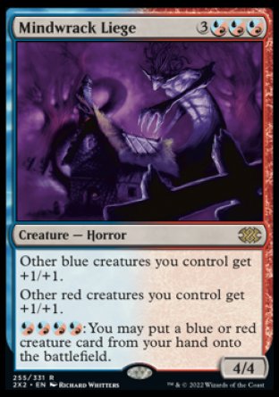 (255) Magic The Gathering Double Masters 2022 Single: Mindwrack Liege Holo Rare