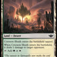 (255) Magic The Gathering Outlaws of Thunder Junction Single: Creosote Heath  Land