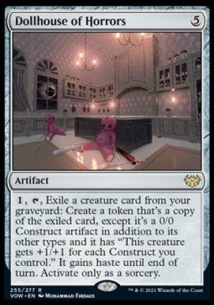 (255) Magic The Gathering Innistrad: Crimson Vow Single: Dollhouse of Horrors Holo Rare
