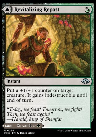 (256) Magic The Gathering Modern Horizons 3 Single: Revitalizing Repast // Old-Growth Grove  Uncommon