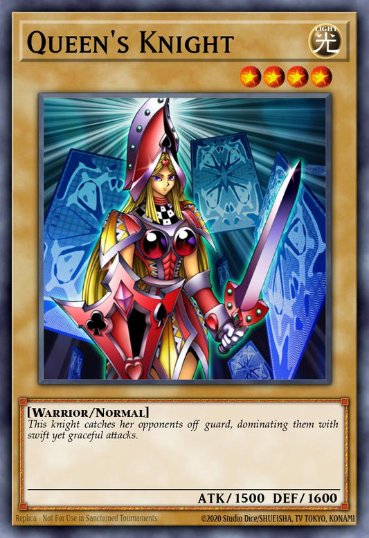 (015) YuGiOh TCG LCYW: Legendary Collection 3: Mega Pack Single: Queen's Knight  Ultra Rare