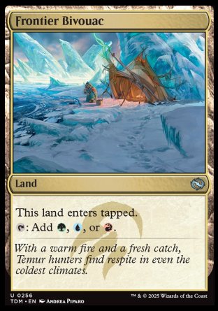 (256) Magic The Gathering Tarkir: Dragonstorm Single: Frontier Bivouac  Uncommon