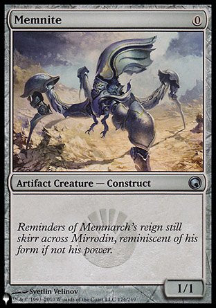 (174) Magic The Gathering The List Single: Memnite  Uncommon
