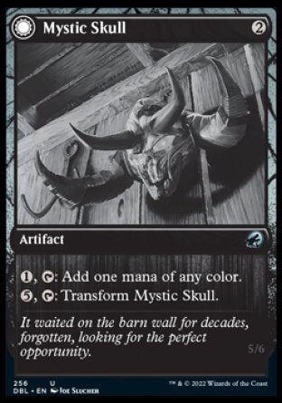 (256) Magic The Gathering Innistrad: Double Feature Single: Mystic Skull // Mystic Monstrosity  Uncommon