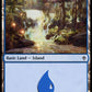 (256/269) Magic The Gathering Throne of Eldraine Single: Island (V.3)  Land