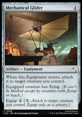(256) Magic The Gathering Magic: The Gathering | Avatar: The Last Airbender: Eternal Single: Mechanical Glider Holo Common