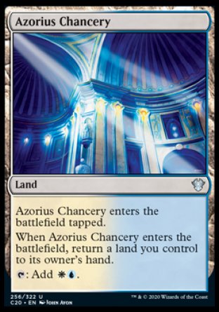 (256/322) Magic The Gathering Commander: Ikoria Single: Azorius Chancery  Uncommon