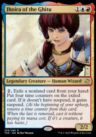 (256/289) Magic The Gathering Time Spiral Remastered Single: Jhoira of the Ghitu  Rare