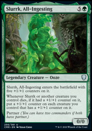 (256/361) Magic The Gathering Commander Legends Single: Slurrk, All-Ingesting  Uncommon