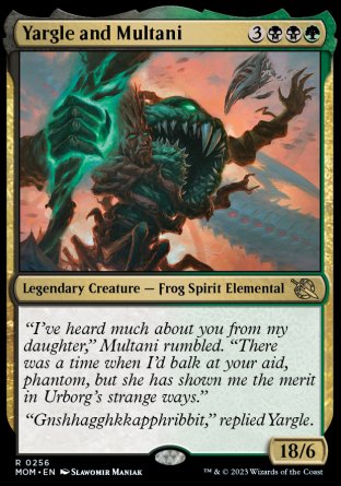(256) Magic The Gathering March of the Machine Single: Yargle and Multani  Rare
