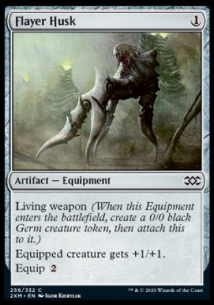 (256/332) Magic The Gathering Double Masters Single: Flayer Husk  Common