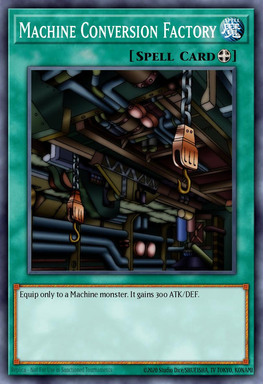 (028) YuGiOh TCG SBSC: Speed Duel: Scars of Battle Single: Machine Conversion Factory  Common