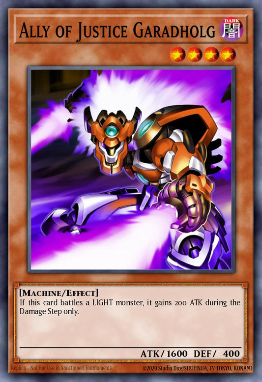 (078) YuGiOh TCG HAC1: Hidden Arsenal: Chapter 1 Single: Ally of Justice Garadholg (V.1 - Common)  Common