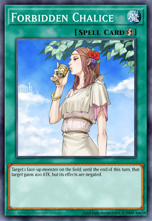 (137) YuGiOh TCG RA04: Quarter Century Stampede Single: Forbidden Chalice (V.2 - Quarter Century Secret Rare)  Quarter Century Secret Rare