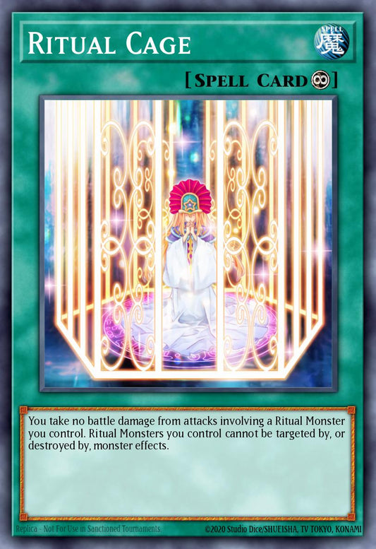 (060) YuGiOh TCG ABPF: Absolute Powerforce Single: Ritual Cage  Rare