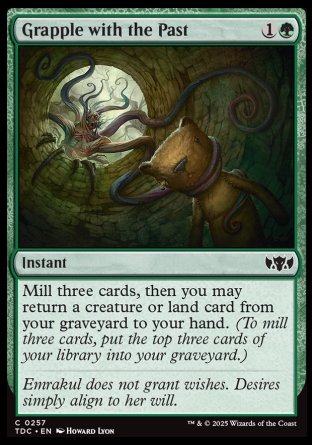 (257) Magic The Gathering Commander: Tarkir: Dragonstorm Single: Grapple with the Past  Common