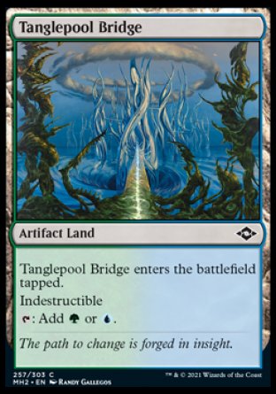 (257) Magic The Gathering Modern Horizons 2 Single: Tanglepool Bridge  Common