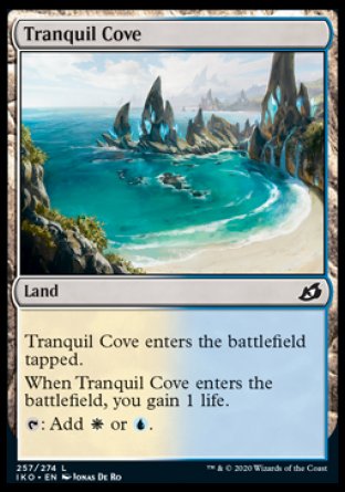 (257/274) Magic The Gathering Ikoria: Lair of Behemoths Single: Tranquil Cove Holo Common