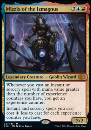 (257) Magic The Gathering Double Masters 2022 Single: Mizzix of the Izmagnus Holo Mythic