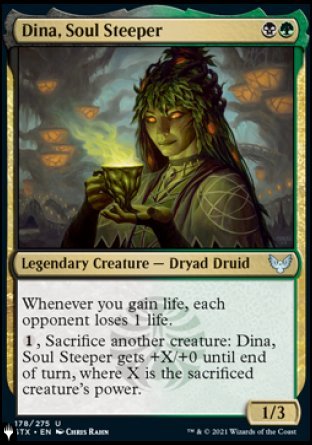 (178) Magic The Gathering The List Single: Dina, Soul Steeper  Uncommon