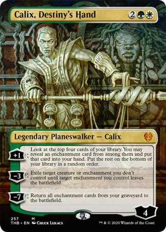 (257) Magic The Gathering Theros Beyond Death: Extras Single: Calix, Destiny's Hand Holo Mythic