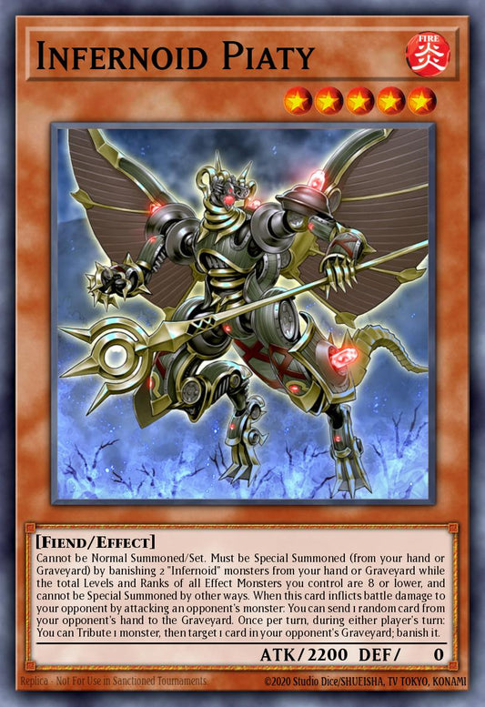 (062) YuGiOh TCG BLTR: Battles of Legend: Terminal Revenge Single: Infernoid Piaty  Ultra Rare