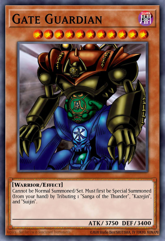 (000) YuGiOh TCG MRD: Metal Raiders Single: Gate Guardian (V.1 - Secret Rare)  Secret Rare