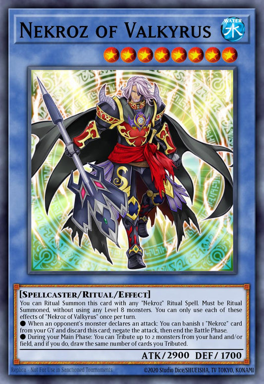 (263) YuGiOh TCG RA03: Quarter Century Bonanza Single: Nekroz of Valkyrus (V.2 - Quarter Century Secret Rare)  Quarter Century Secret Rare