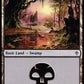 (258/269) Magic The Gathering Throne of Eldraine Single: Swamp (V.1) Holo Land