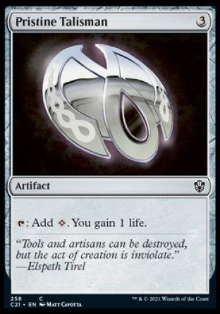 (258) Magic The Gathering Commander: Strixhaven Single: Pristine Talisman  Common