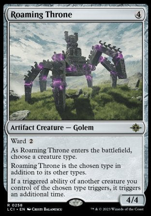 (258) Magic The Gathering The Lost Caverns of Ixalan Single: Roaming Throne  Rare