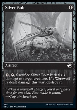 (258) Magic The Gathering Innistrad: Double Feature Single: Silver Bolt Holo Common