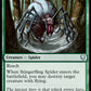 (258/361) Magic The Gathering Commander Legends Single: Stingerfling Spider Holo Uncommon