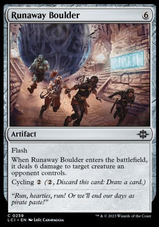 (259) Magic The Gathering The Lost Caverns of Ixalan Single: Runaway Boulder  Common