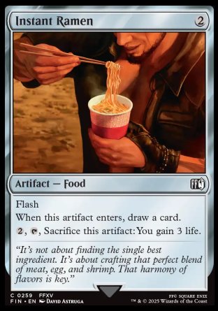 (259) Magic The Gathering Magic: The Gathering - FINAL FANTASY Single: Instant Ramen  Common