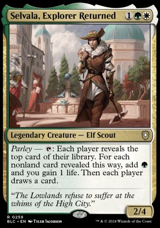 (259) Magic The Gathering Commander: Bloomburrow Single: Selvala, Explorer Returned  Rare