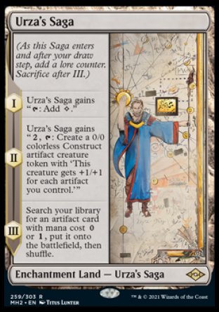 (259) Magic The Gathering Modern Horizons 2 Single: Urza's Saga  Rare