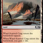 (259) Magic The Gathering Core 2021 Single: Wind-Scarred Crag Holo Common