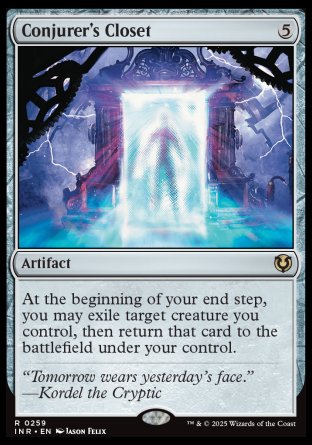 (259) Magic The Gathering Innistrad Remastered Single: Conjurer's Closet Holo Rare