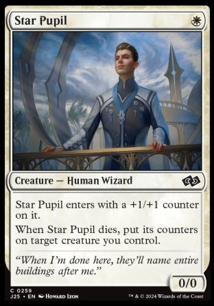 (259) Magic The Gathering Foundations Jumpstart Single: Star Pupil  Common