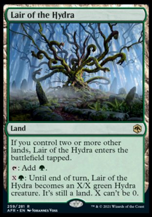 (259) Magic The Gathering Adventures in the Forgotten Realms Single: Lair of the Hydra  Rare