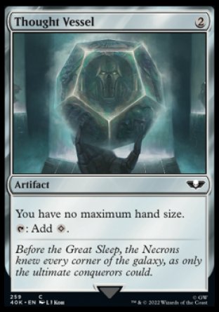 (259) Magic The Gathering Universes Beyond: Warhammer 40000 Single: Thought Vessel  Common