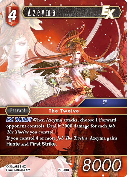(001) Final Fantasy TCG Gunslinger in the Abyss Single: Azeyma (26-001)  Rare
