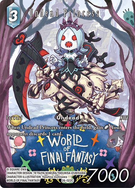 (022) Final Fantasy TCG Gunslinger in the Abyss Single: Undead Princess (26-022) (V.2)  Common