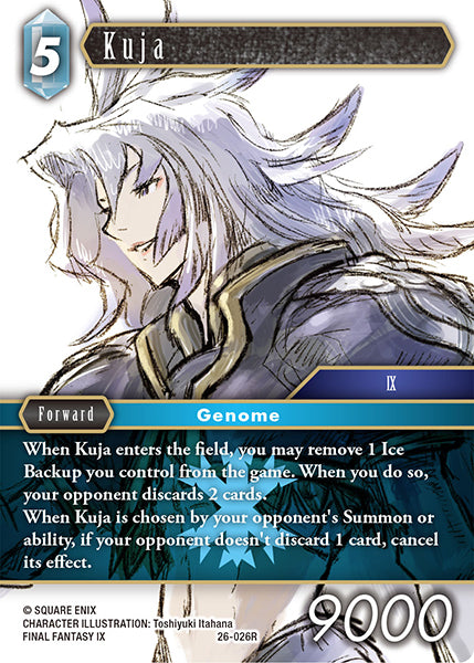 (026) Final Fantasy TCG Gunslinger in the Abyss Single: Kuja (26-026)  Rare
